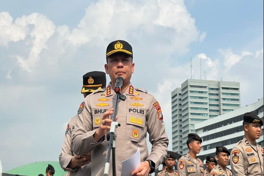 3.588 Personel Gabungan Dikerahkan Amankan Demo di DPR RI